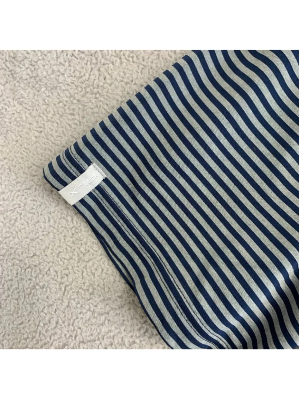 RLX Ralph Lauren Men's M Blue Striped Polo Shirt Wicking Performance P0472